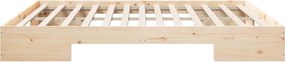 vidaXL Σκελετός Κρεβατιού Καφέ 180 x 200 cm