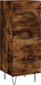 vidaXL Ντουλάπι Καπνιστή δρυς 34,5x34x180 εκ. από Επεξεργασμένο Ξύλο
