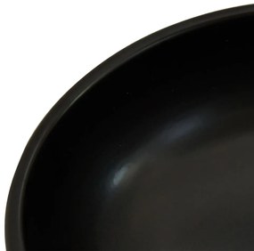 Νιπτήρας Πολύχρωμος Φ41x14 εκ. Κεραμικός - Μαύρο