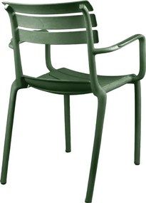 Πολυθρόνα Almea pakoworld στοιβαζόμενη pp λαδί 58x56x82εκ