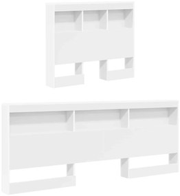 vidaXL Κρεβάτι Βιβλιοθήκης Λευκό 100 x 200 cm Επεξεργασμένο ξύλο