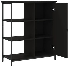 vidaXL Ντουλάπι Μαύρο 70 x 30 x 80 εκ. από Επεξεργασμένο Ξύλο