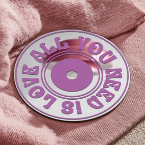 Αυτοκόλλητο για καθρέφτη S42 – CD- All you need is love