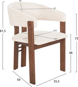 ΣΕΤ ΤΡΑΠΕΖΑΡΙΑΣ 7ΤΜΧ ZARRA HM21338.01 ΤΡΑΠΕΖΙ ΑΠΟ MDF--ΚΑΡΕΚΛΕΣ ΜΕ ΜΠΟΥΚΛΕ ΥΦΑΣΜΑ