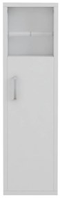 Ντουλάπι μπάνιου DAMIEN C9025.12 Μελαμίνη Λευκή 20x13x70Y εκ. 20x13x70 εκ.
