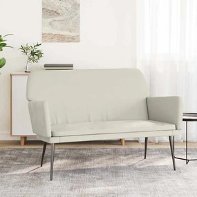 vidaXL Πάγκος Κρεμ 108x79x79 εκ. Βελούδινος