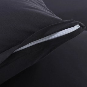 Ζεύγος Μαξιλαροθήκες (50x70) Silk Fashion Jersey D.Grey
