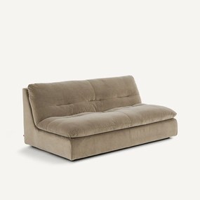 Καναπές σύνθεσης 3 θέσεων από βελούδο stonewashed, Giuliano