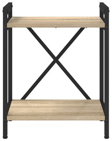 vidaXL Βιβλιοθήκη Sonoma Δρυς 40 x 30 x 48.5 εκ Επεξεργασμένο ξύλο