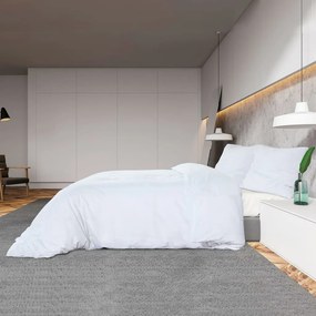 Σετ Παπλωματοθήκη vidaXL Λευκό 135x200 εκ. Βαμβακερό