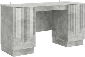 vidaXL Γραφείο Γκρι Σκυροδέματος 142,5 x 50 x 75 εκ.