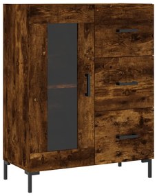 vidaXL Ντουλάπι Καπνιστή Δρυς 69,5 x 34 x 90 εκ. Επεξεργασμένο Ξύλο