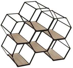 Μπουκαλοθήκη 6 Θέσεων (26x15x29.5) A-S Hexa 173416