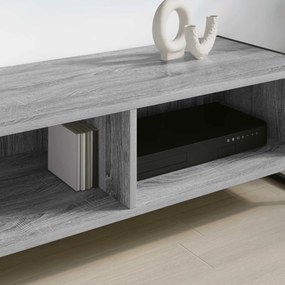 vidaXL Ντουλάπι TV Γκρίζο Σονομα 100 x 36.5 x 30.5 εκ