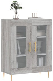 vidaXL Ντουλάπι Γκρι Sonoma 69,5 x 34 x 90 εκ. από Επεξεργασμένο Ξύλο