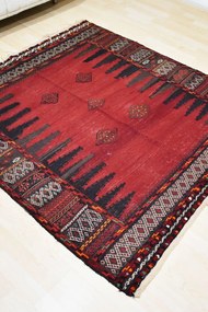 Χειροποίητο Χαλί Persian Kilim Wool Red 157Χ145 145X157cm