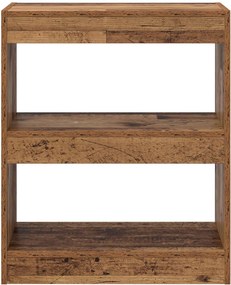 vidaXL Βιβλιοθήκη 2 επιπέδων 60 x 30 x 72 εκ. Επεξεργασμένο Ξύλο