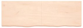 vidaXL Ράφι Τοίχου 180x60x(2-6) εκ. από Ακατέργαστο Μασίφ Ξύλο Δρυός