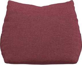 vidaXL Μαξιλάρι Πλάτης Κόκκινο 45 x 20 x 35 εκ. ύφασμα
