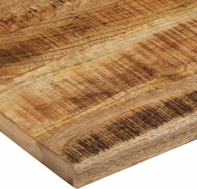 vidaXL Επιφάνεια Τραπεζιού 90x80x3,8 εκ. Live Edge Μασίφ Ξύλο Μάνγκο