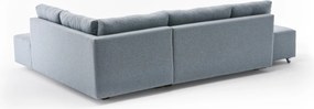 Corner Sofa-Bed Manama Corner Sofa Bed Right - Light Blue Light Blue