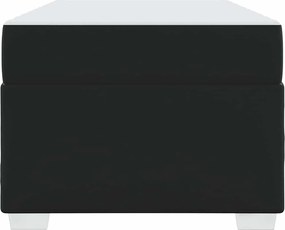 vidaXL Σκελετός Κρεβατιού με στρώμα Μαύρο 90 x 200 cm ύφασμα