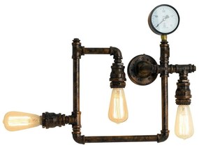 Φωτιστικό Τοίχου - Απλίκα I-Amarcord-PL3 8031440365512 Rust Luce Ambiente Design Metal