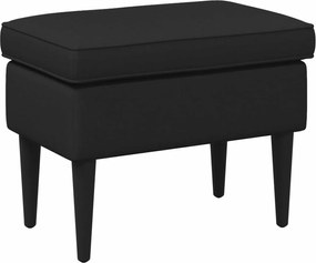 vidaXL Πολυθρόνα Ποδιών Μαύρο 55 x 35 x 41 εκ Ύφασμα