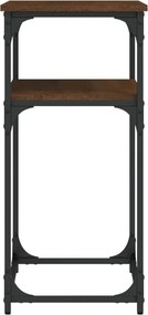 vidaXL Τραπέζι Κονσόλα Καφέ Δρυς 75x35,5x75 εκ. Επεξεργασμένο Ξύλο