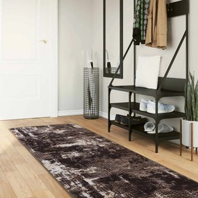 vidaXL Χαλί Runner MARSA Μαύρο και Λευκό 100 x 400 cm