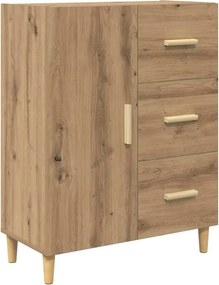 vidaXL Highboard Artisan Oak 34,5 x 34 x 180 εκ. Επεξεργασμένο ξύλο