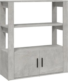 vidaXL Ντουλάπι Γκρι Σκυροδέματος 80x30x90 εκ. Επεξεργασμένο Ξύλο
