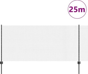 vidaXL Σιδερένιο πλέγμα με στήλη 25 x 1 μέτρο (Π x Υ)