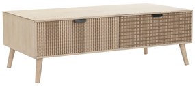 Τραπεζάκι Καφέ DKD Home Decor Καφέ Ξύλο Έλατο Πλαστική ύλη Ξύλο MDF 120 x 60 x 42,5 cm