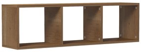 Ραφιέρα τοίχου Mikoro pakoworld σε φυσική απόχρωση 90x22x25.6εκ