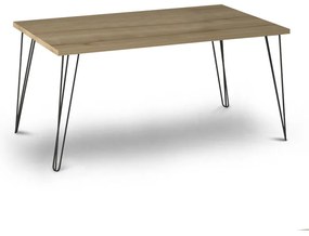 Τραπεζάκι σαλονιού Fiona Megapap χρώμα oak 90x55x43εκ.