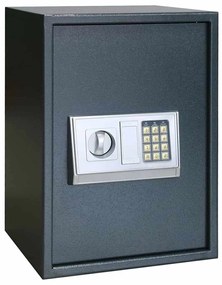 vidaXL Ψηφιακό Ασφαλές Σκούρο γκρι 35 x 31 x 50 εκ. Ατσάλι