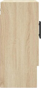vidaXL Ντουλάπι Τοίχου Sonoma Δρυς 60 x 31 x 70 εκ. Επεξεργασμένο Ξύλο