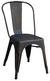 Καρέκλα Relix Antique Black Ε5191,10 45Χ51Χ85 cm