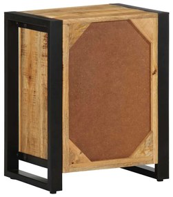 vidaXL Κομοδίνο 40x30x51 cm Στερεό ακατέργαστο ξύλο Μάνγκο