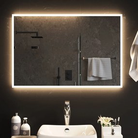 vidaXL Καθρέφτης Μπάνιου με LED 60x90 εκ.