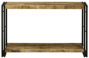 vidaXL Τραπέζι κονσόλας 120 x 33 x 75 εκ Μασίφ ακατέργαστο ξύλο μάνγκο