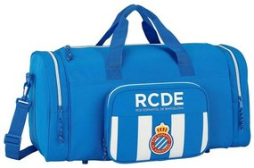 Αθλητική Tσάντα RCD Espanyol Μπλε Λευκό (55 x 26 x 27 cm)