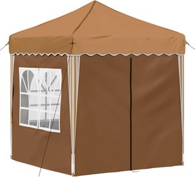 vidaXL Αυτοσχέδιο Μόρφωση 195 x 195 x 245 εκ. Μπεζ Ύφασμα Όξφορντ