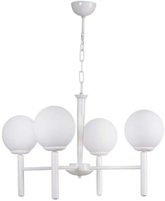Φωτιστικό Οροφής 534LUN5817 64x75cm 4xE27 40W White Opviq