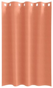 vidaXL Κουρτίνες με κουρτίνες 2 pcs Τερακότα 175x140εκ. Πολυεστέρας