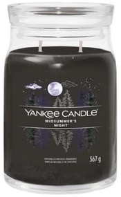 Αρωματικό Κερί Midsummer's Night Large 1629968E 9,3x15,7cm Black Yankee Candle Wax,Glass
