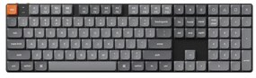 Wireless custom mechanical keyboard Keychron K5 Max QMK/VIA White backlight Low profile Brown Switch
