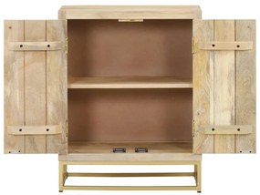 vidaXL Ντουλάπι με 2 Πόρτες 55 x 30 x 70 εκ. από Μασίφ Ξύλο Μάνγκο