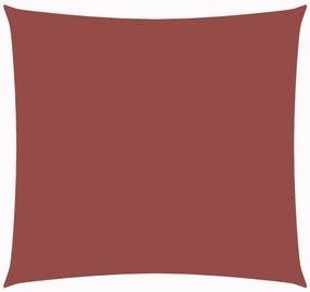 vidaXL Πανί Σκίασης Τετράγωνο Τερακότα 3,6 x 3,6 μ. από Ύφασμα Oxford